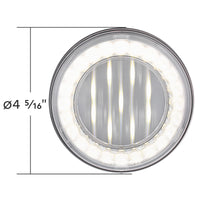 33 LED 4" Round or 6" Oval Lumos Back-Up Light - X-Series, S-Series or I-Series - White LEDs (Clear Lens)