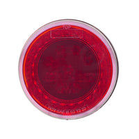 33 LED 4" Round Lumos Stop, Turn & Tail Light S-Series - Red LEDs (Red or Clear Lens)