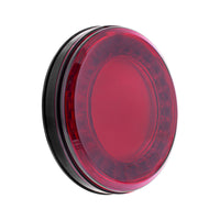 33 LED 4" Round Lumos Stop, Turn & Tail Light S-Series - Red LEDs (Red or Clear Lens)