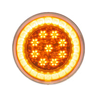 33 LED 4" Round Lumos Turn Signal Light S-Series - Amber LEDs (Amber or Clear Lens)
