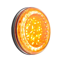 33 LED 4" Round Lumos Turn Signal Light S-Series - Amber LEDs (Amber or Clear Lens)