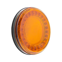 33 LED 4" Round Lumos Turn Signal Light S-Series - Amber LEDs (Amber or Clear Lens)