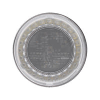 33 LED 4" Round Lumos Stop, Turn & Tail Light S-Series - Red LEDs (Red or Clear Lens)