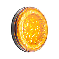 33 LED 4" Round Lumos Turn Signal Light S-Series - Amber LEDs (Amber or Clear Lens)