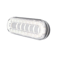 33 LED 4" Round or 6" Oval Lumos Back-Up Light - X-Series, S-Series or I-Series - White LEDs (Clear Lens)