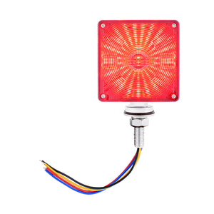 48 LED Competition Series Mini Double Face Light - Amber & Red LEDs w Amber & Red Lens