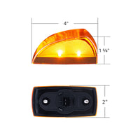 8 LED Cab Light For Freightliner M2 - Amber LEDs (Amber or Clear Lens)
