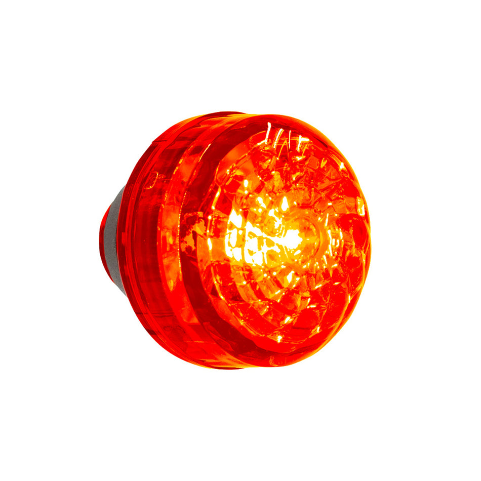 LED 1-1/4" Round Clearance/Marker Light - Amber LEDs/Amber Lens or Red LEDs/Red Lens