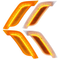 12 Amber LED Fender Turn Signal Light For Peterbilt 579 (2012-2021) & 587 (2012-2018) - Amber LEDs (Amber or Clear Lens) - Driver or Passenger Side