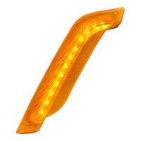 12 Amber LED Fender Turn Signal Light For Peterbilt 579 (2012-2021) & 587 (2012-2018) - Amber LEDs (Amber or Clear Lens) - Driver or Passenger Side