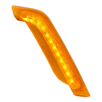 12 Amber LED Fender Turn Signal Light For Peterbilt 579 (2012-2021) & 587 (2012-2018) - Amber LEDs (Amber or Clear Lens) - Driver or Passenger Side