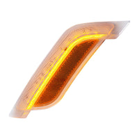 12 Amber LED Fender Turn Signal Light For Peterbilt 579 (2012-2021) & 587 (2012-2018) - Amber LEDs (Amber or Clear Lens) - Driver or Passenger Side
