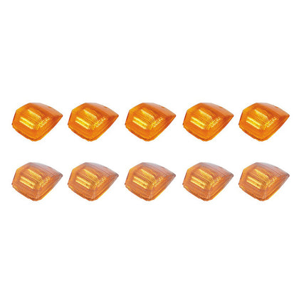 United Pacific - 36 LED Square Cab Light (5-Pack) - Amber LEDs (Amber or Clear Lens)