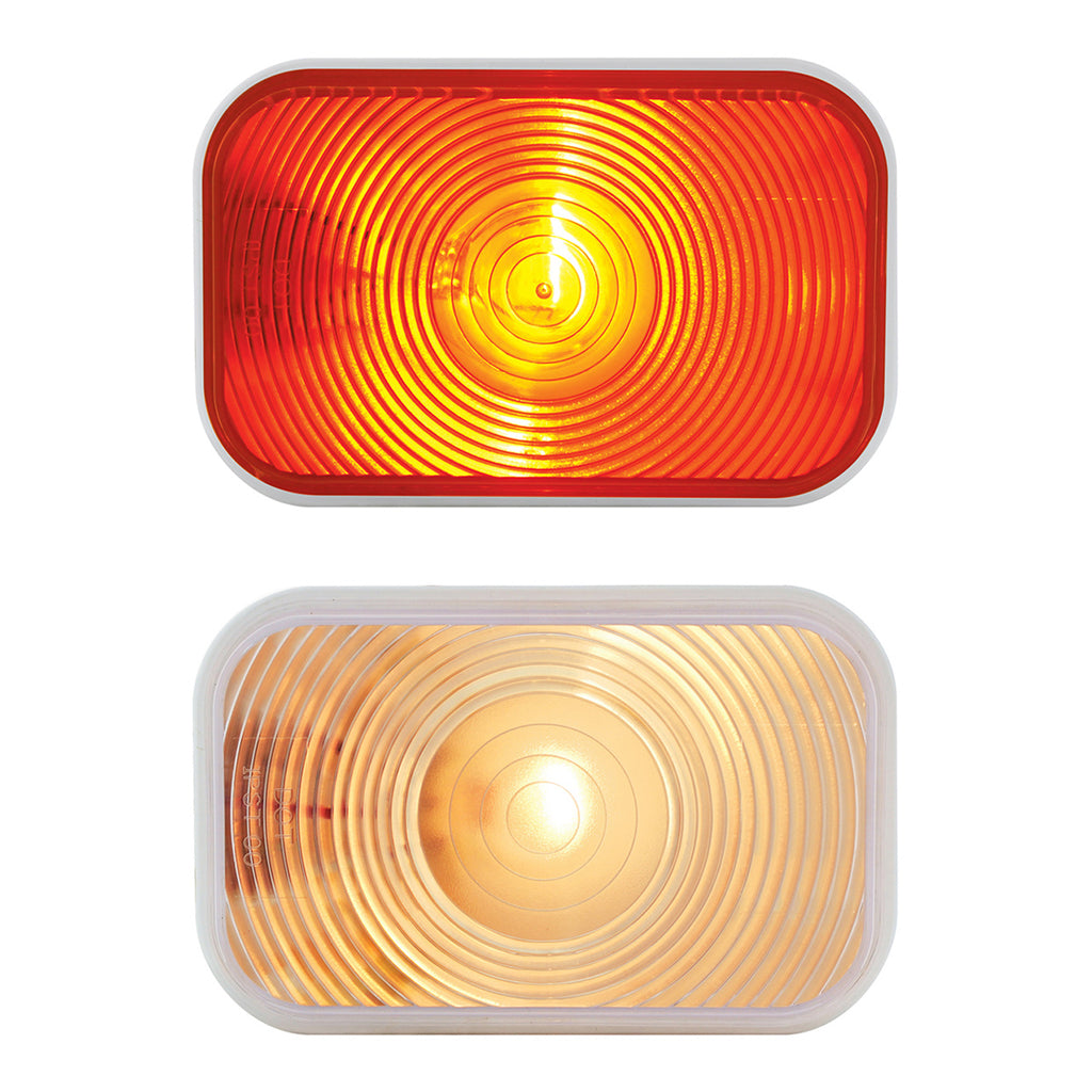 Rectangle Turn Signal United Pacific - Rectangular Turn Signal Light - Amber LEDs (Amber or ...