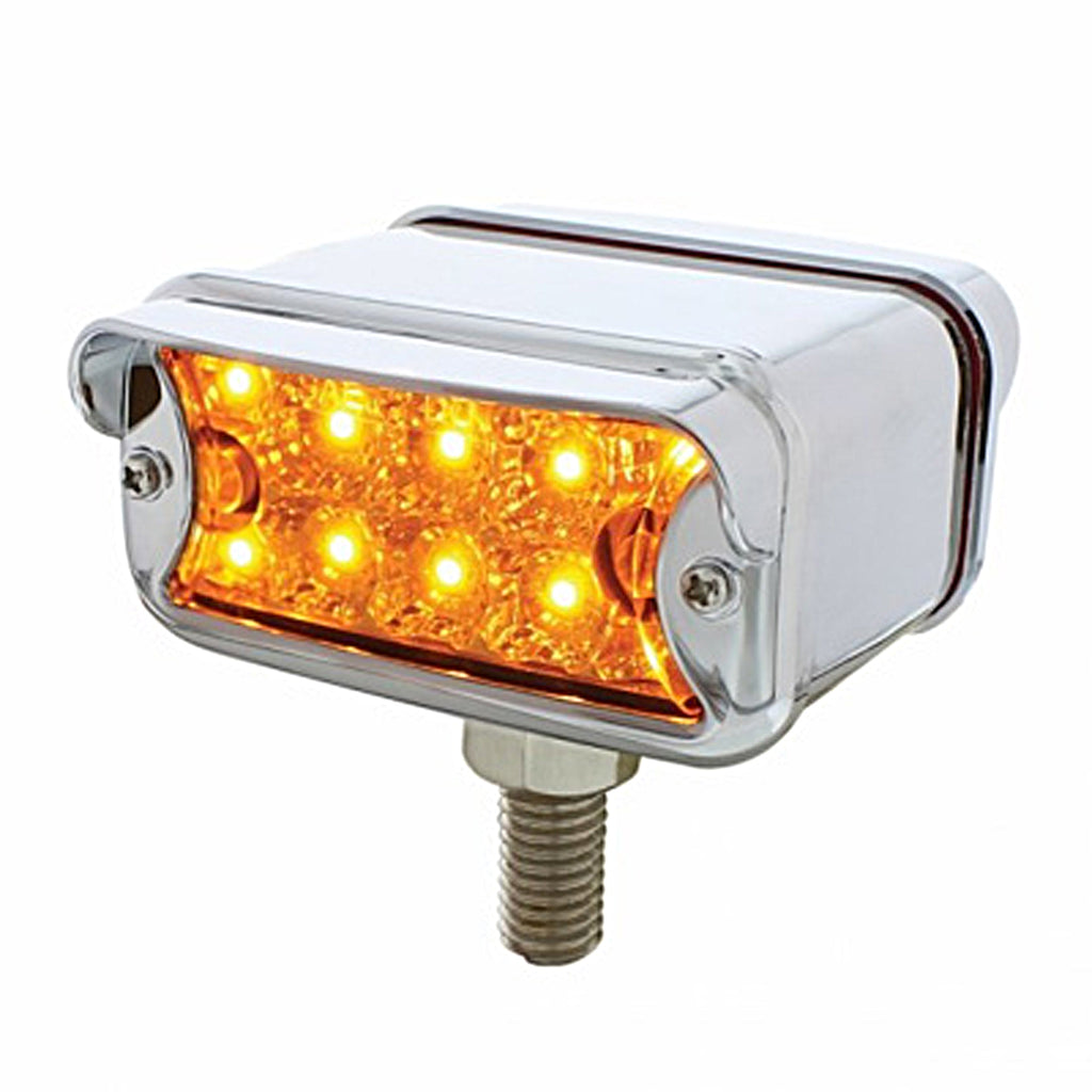 20 LED Dual Function Reflector Double Face Light - T-Mount - Amber & Red LEDs (Amber or Clear Lens)