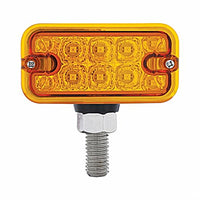 20 LED Dual Function Reflector Double Face Light - T-Mount - Amber & Red LEDS (Amber & Red or Clear Lens)
