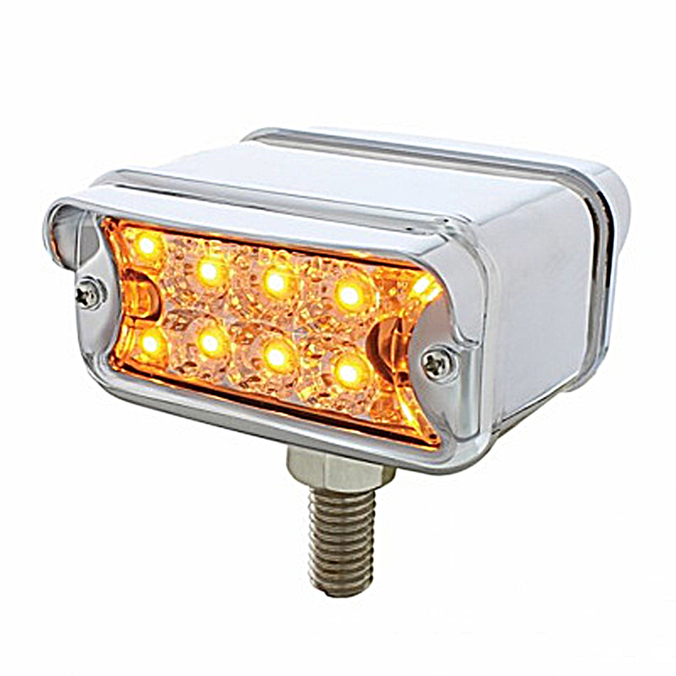 20 LED Dual Function Reflector Double Face Light - T-Mount - Amber & Red LEDs (Amber or Clear Lens)