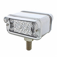 20 LED Dual Function Reflector Double Face Light - T-Mount - Amber & Red LEDs (Amber or Clear Lens)