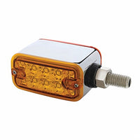 20 LED Dual Function Reflector Double Face Light - Horizontal Mount - Amber & Red LED (Amber & Red or Clear Lens)