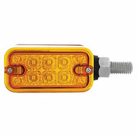 20 LED Dual Function Reflector Double Face Light - Horizontal Mount - Amber & Red LED (Amber & Red or Clear Lens)