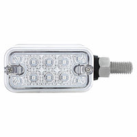 20 LED Dual Function Reflector Double Face Light - Horizontal Mount - Amber & Red LED (Amber & Red or Clear Lens)