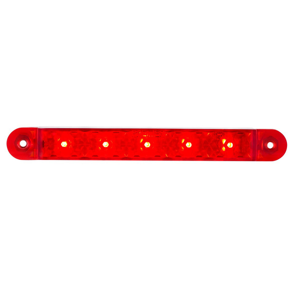 United Pacific - 5" 5 LEDs SMD Light Strip w/ 3-Wire Connection (Amber or Red)