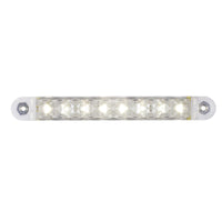 United Pacific - 5" 8 LED Light Strip With 2-Wire Connection (White)