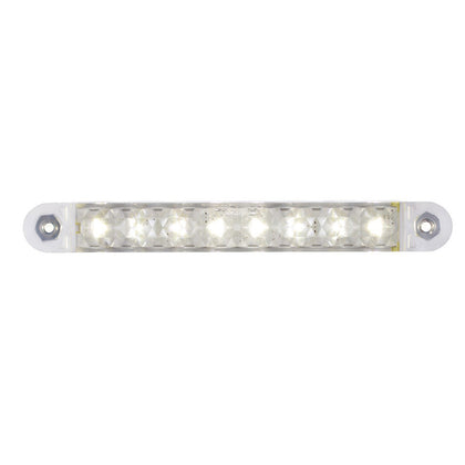 United Pacific - 5" 8 LED Light Strip With 2-Wire Connection (White)