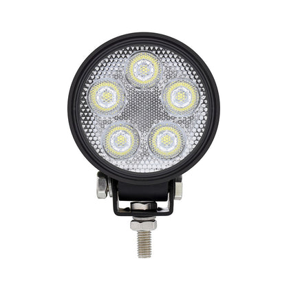 United Pacific - 5 LED High Power Mini Work Light - Round Flood or Spot Light