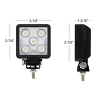 United Pacific - 5 LED High Power Square Mini Work Light (Flood or Spot)