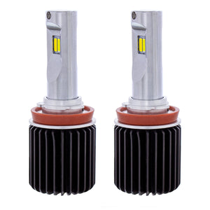 Triple Color High Power 12V H11 LED Bulbs - White/Yellow/W+Y (2-Pack)