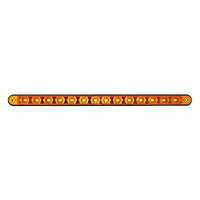 14 LED 12" Light Bar With Black Housing - Amber or Red LEDs (Amber, Red or Clear Lens)