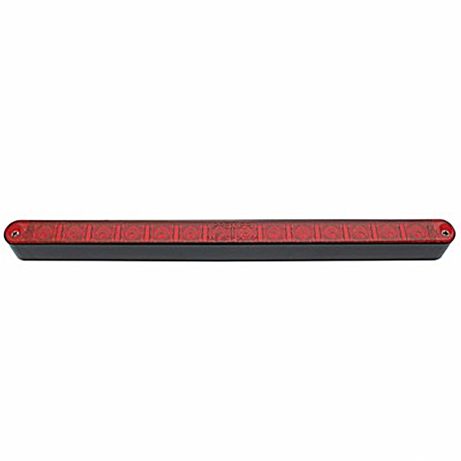 14 LED 12" Light Bar With Black Housing - Amber or Red LEDs (Amber, Red or Clear Lens)