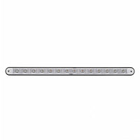 14 LED 12" Light Bar With Black Housing - Amber or Red LEDs (Amber, Red or Clear Lens)