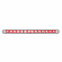 14 LED 12" Light Bar With Black Housing - Amber or Red LEDs (Amber, Red or Clear Lens)