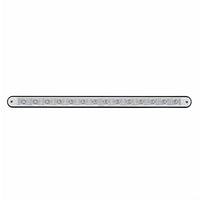14 LED 12" Light Bar With Black Housing - Amber or Red LEDs (Amber, Red or Clear Lens)