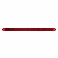 19 LED 12" Reflector Light Bar With Black Housing - Amber or Red LEDs (Amber, Red or Clear Lens)