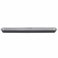 19 LED 12" Reflector Light Bar With Black Housing - Amber or Red LEDs (Amber, Red or Clear Lens)