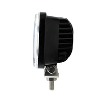 8 High Power LED Rectangular Work Light w/ Chrome Reflector or Projector Lens