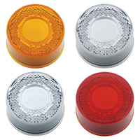 9 LED 2" Round Mirage Clearance/Marker Light - Amber or Red LEDs (Amber, Red or Clear Lens)