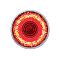 9 LED 2" Round Mirage Clearance/Marker Light - Amber or Red LEDs (Amber, Red or Clear Lens)