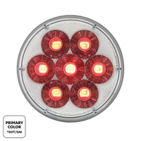 14 LED 4" Round Double Fury Stop, Turn & Tail Light - Various Colors