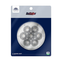 14 LED 4" Round Double Fury Stop, Turn & Tail Light - Various Colors