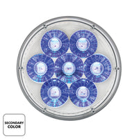 14 LED 4" Round Double Fury Stop, Turn & Tail Light - Various Colors