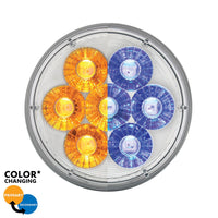 14 LED 4" Round Double Fury Stop, Turn & Tail Light - Various Colors