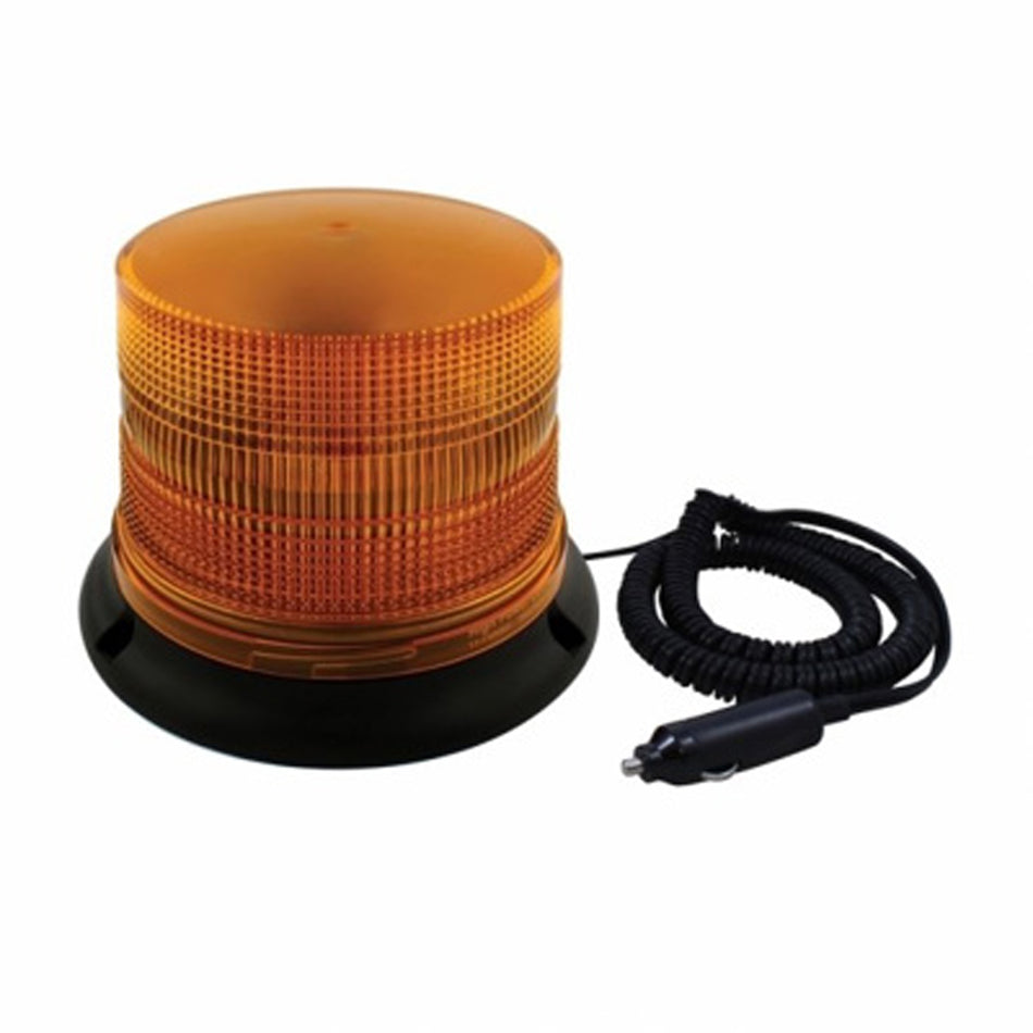 3 High Power LED 5" or 6" Round Beacon Light (Magnet or Permanent Mount)