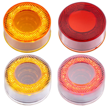 12 LED 2-1/2" Mirage Clearance/Marker Light - Amber or Red LEDs (Amber, Red or Clear Lens)