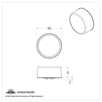 12 LED 2-1/2" Mirage Clearance/Marker Light - Amber or Red LEDs (Amber, Red or Clear Lens)