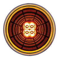 13 LED 4" Round Abyss Back-Up/Turn Signal Light - Red, Amber or White LEDs (Red, Amber or Clear Lens)