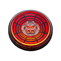 13 LED 4" Round Abyss Back-Up/Turn Signal Light - Red, Amber or White LEDs (Red, Amber or Clear Lens)